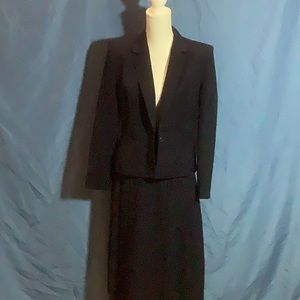 SuitsMe Dark Blue Skirt and Jacket